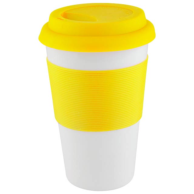 Mug With Silicone - yellow