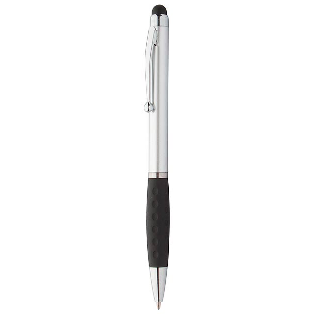 Stilos dotykové kuličkové pero - stříbrná