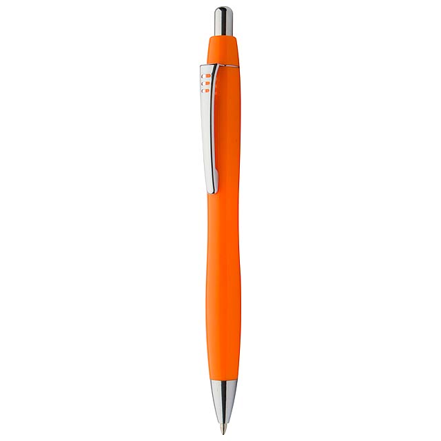 Auckland kuličkové pero - oranžová