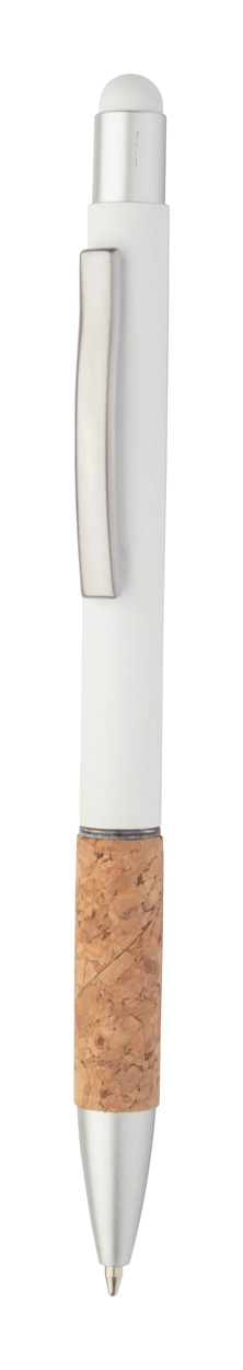 Corbox dotykové kuličkové pero - biela