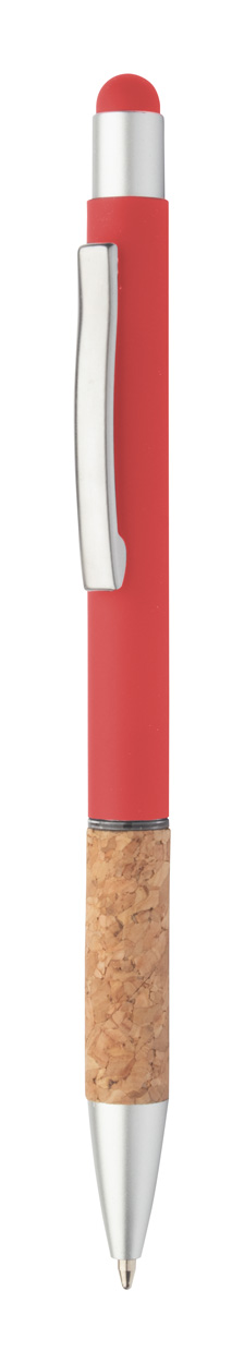 Corbox dotykové kuličkové pero - červená