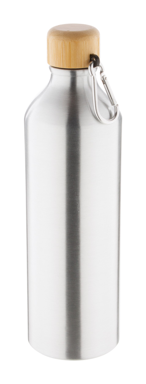 Monbo XL hliníková láhev - strieborná