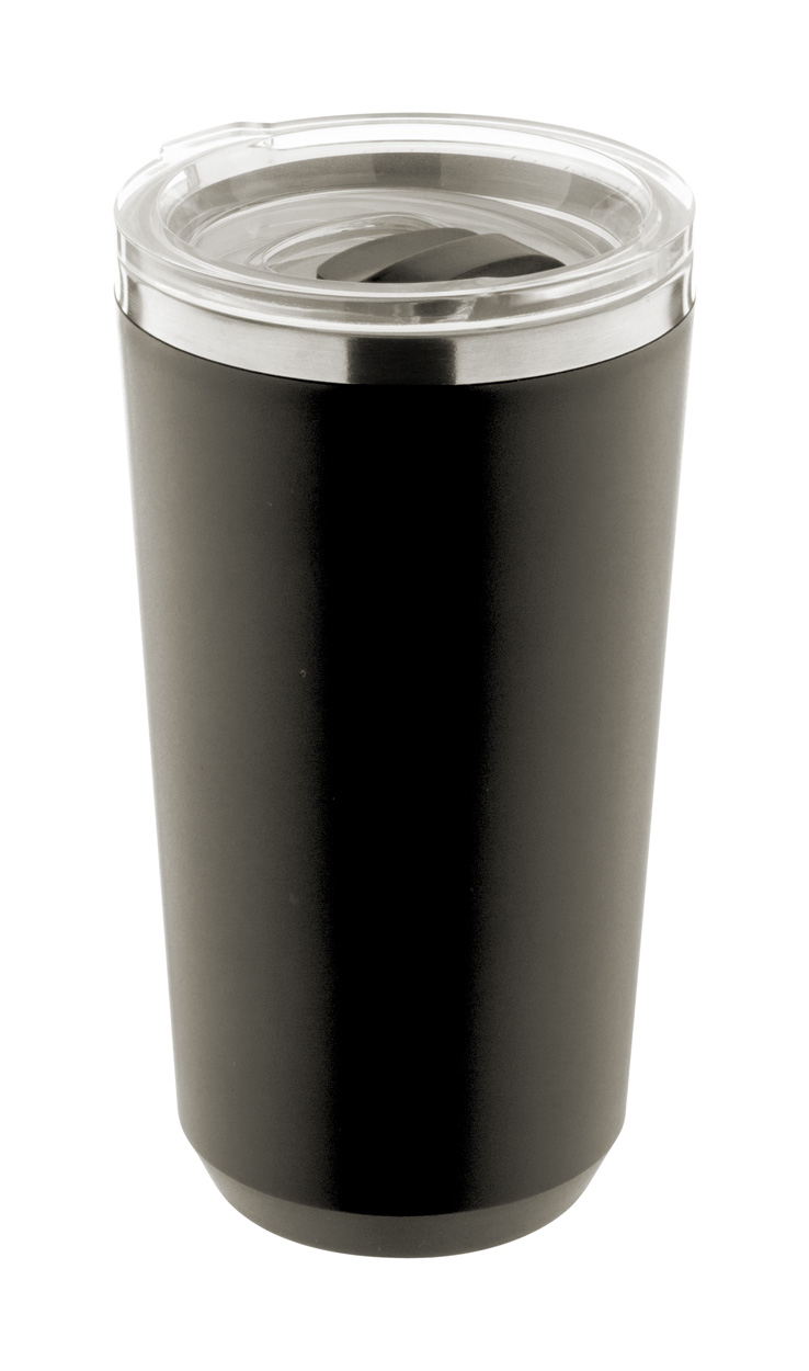 Lungogo thermo mug - black