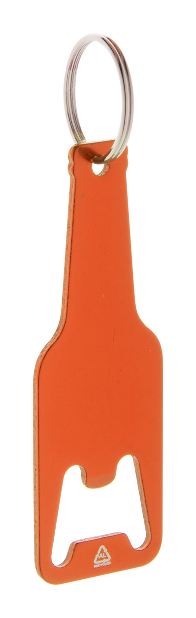Kaipi přívěšek na klíče s otvírákem na láhve - oranžová