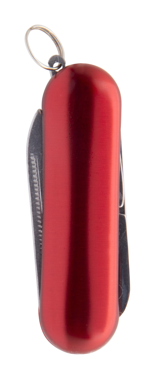 Gorner Mini multifunkční kapesní mini nůž - červená
