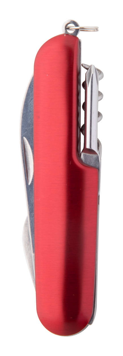 Gorner Plus mini multifunkční nůž, 8 funkcí - červená