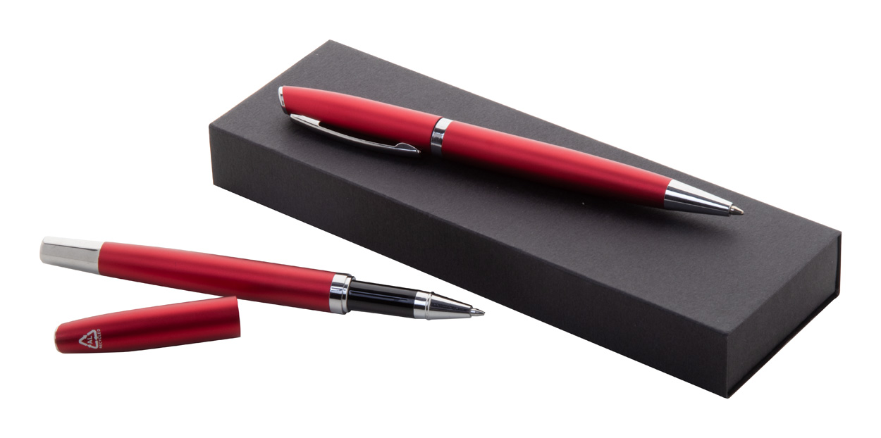 Redivi metal ballpoint pen - red