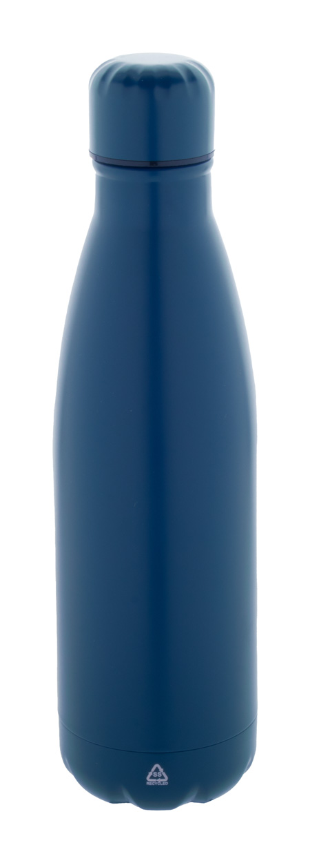 Refill recycled stainless steel bottle - blue