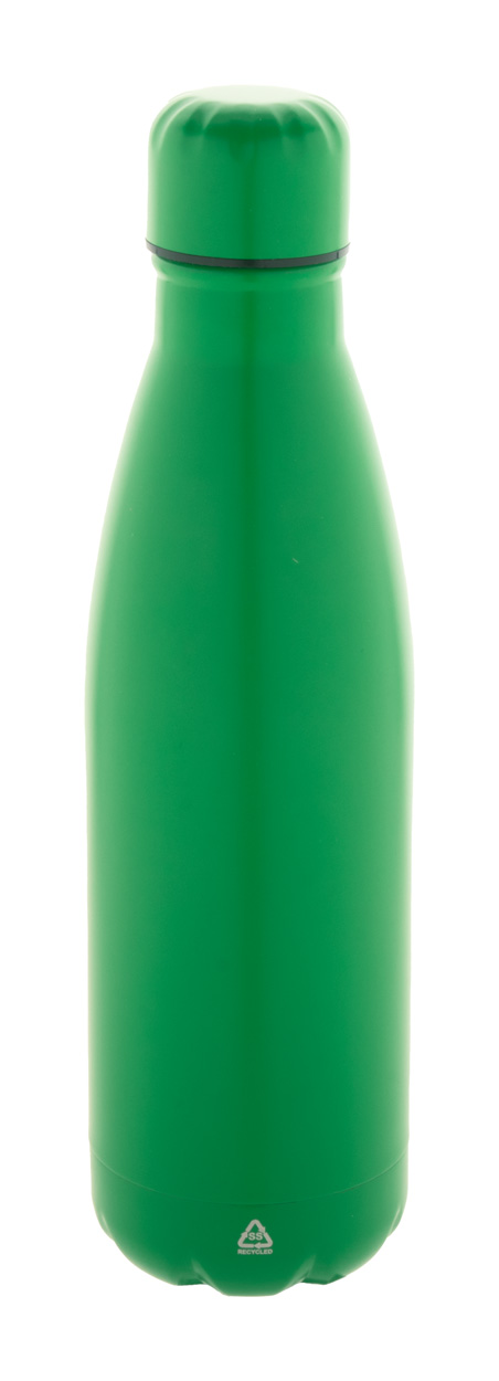 Refill recycled stainless steel bottle - green