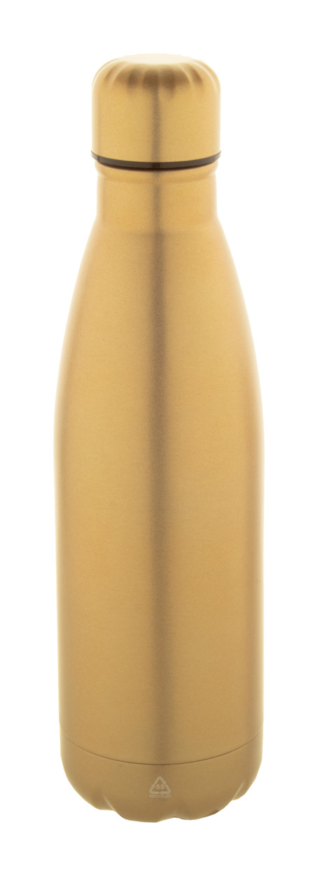 Refill recycled stainless steel bottle - gold