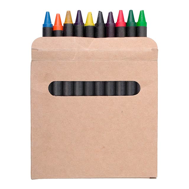 Set of 12 crayons - black