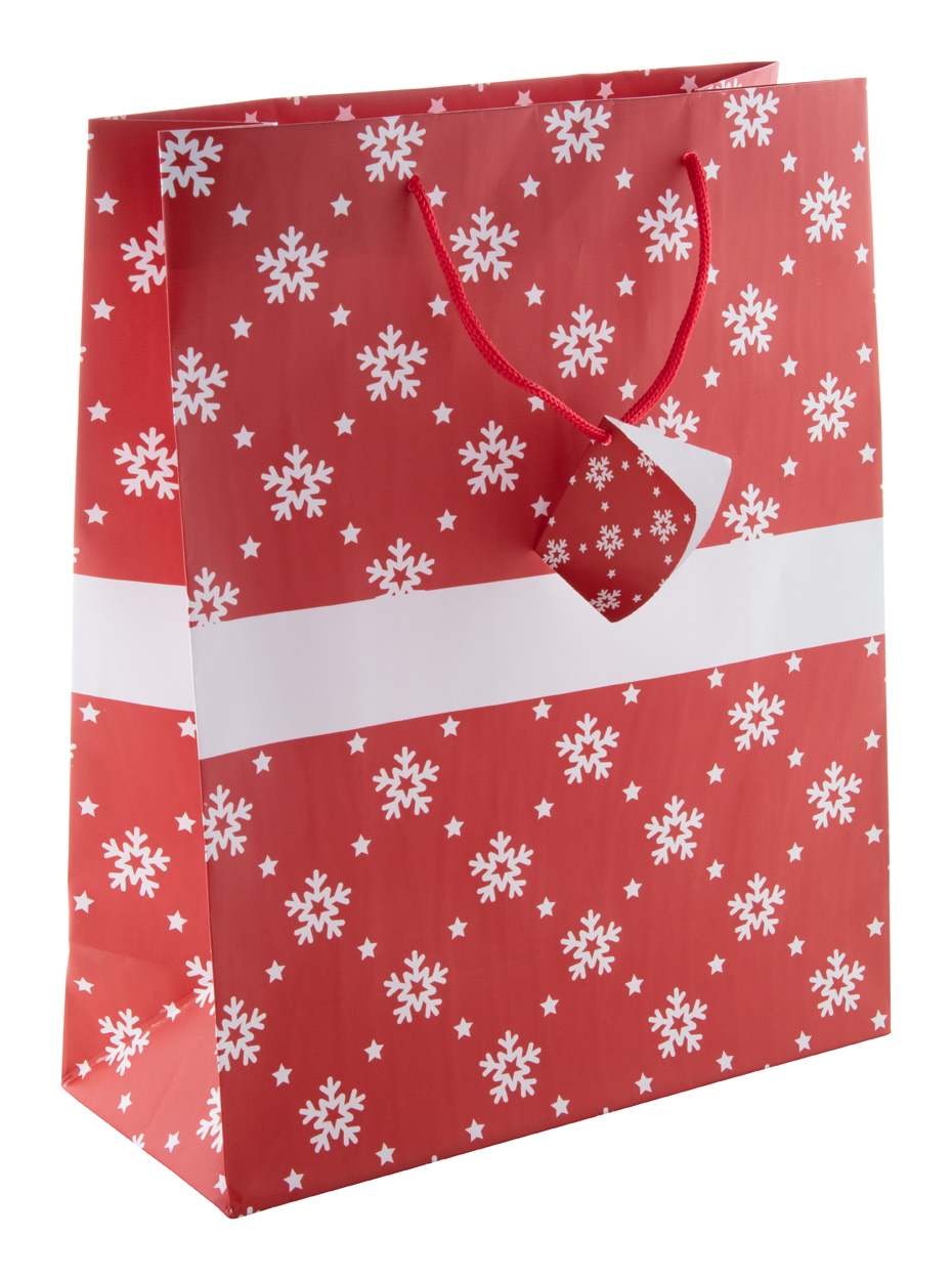 Palokorpi L Christmas bag, large - red