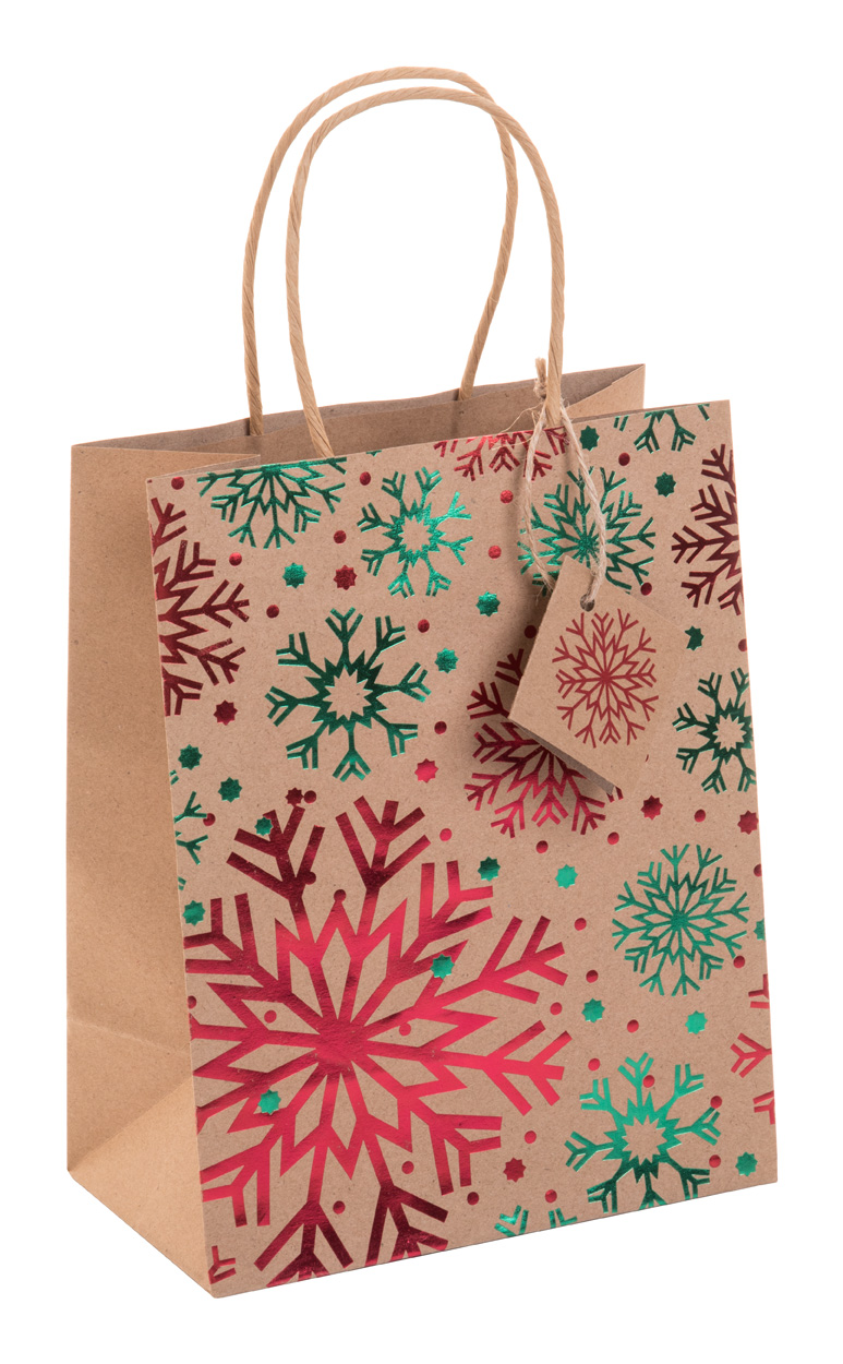 Pekkola S Christmas gift bag, small - multicolor