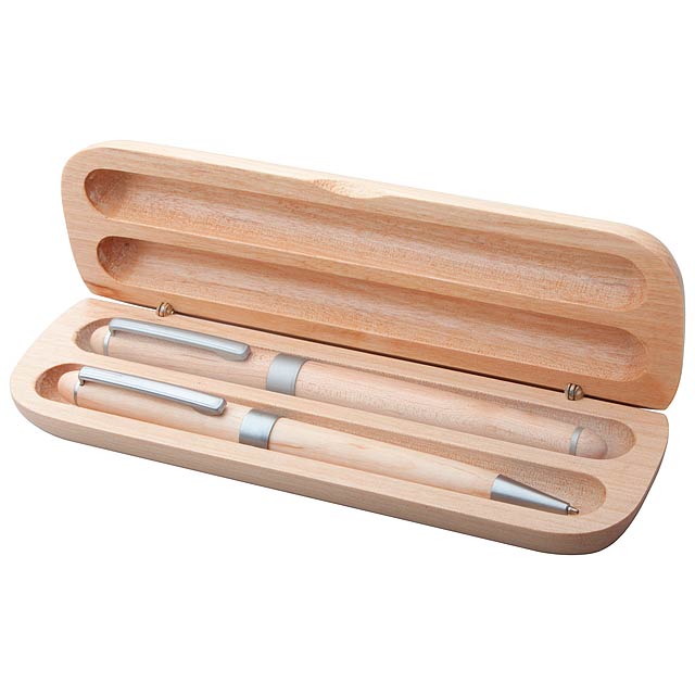 Kugelschreiber Set aus Holz - Holz