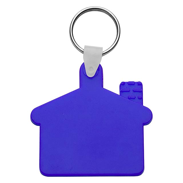 Cottage přívěšek na klíče - modrá