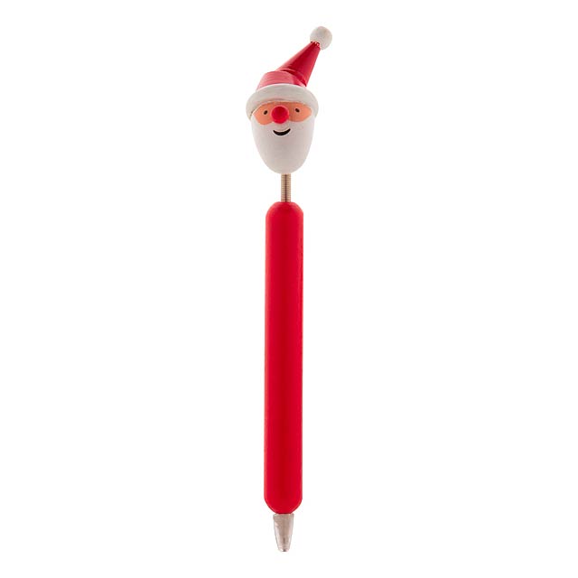 Göte ballpoint pen with Santa Claus - red