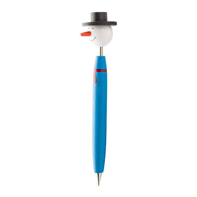 Göte pen snowman - blue