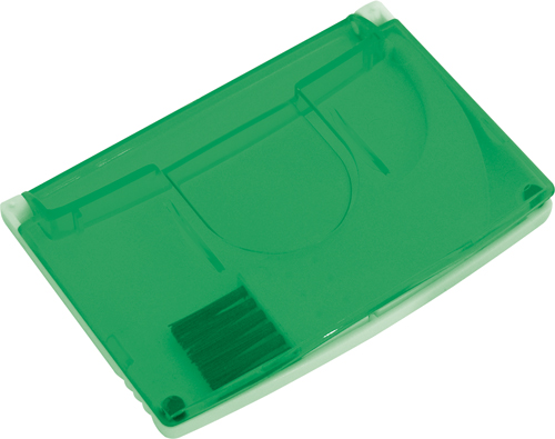 Sobi Note holder and keyboard cleaning brush - green