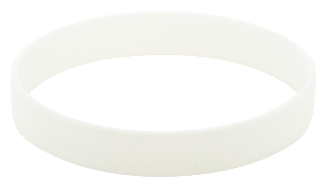 Wristy silicone bracelet - white