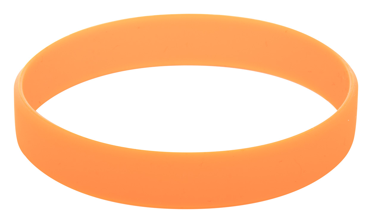 Wristy silicone bracelet - orange