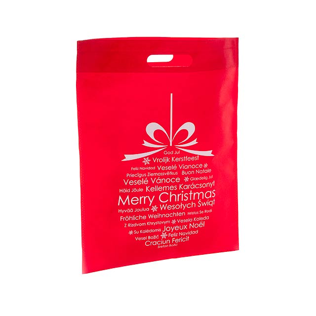 Xagi nákupní vánoční taška - červená
