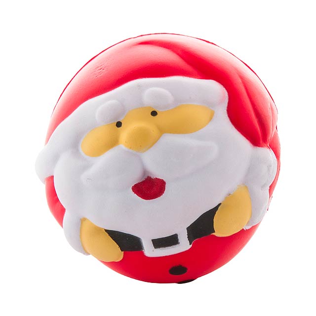 Santa Claus antistress balloon - red