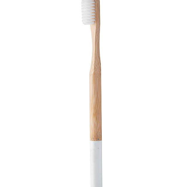 ColoBoo bambusový kartáček na zuby - bílá