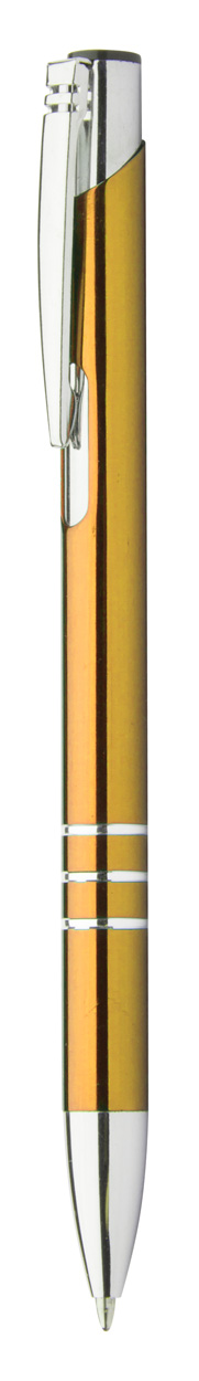Channel Black ballpoint pen - gold