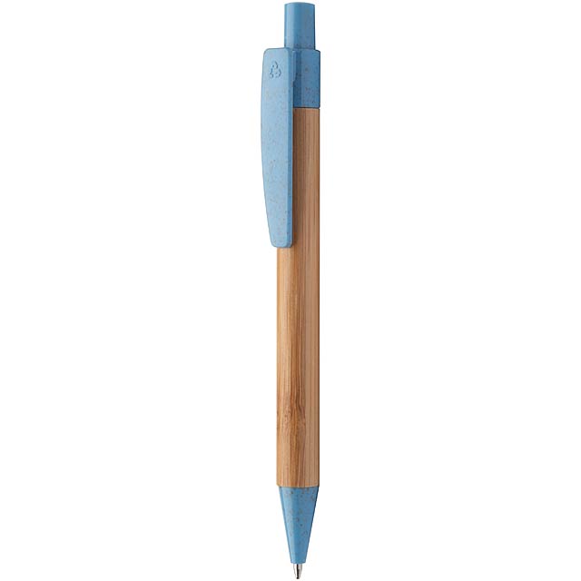 Boothic bambusové kuličkové pero - modrá