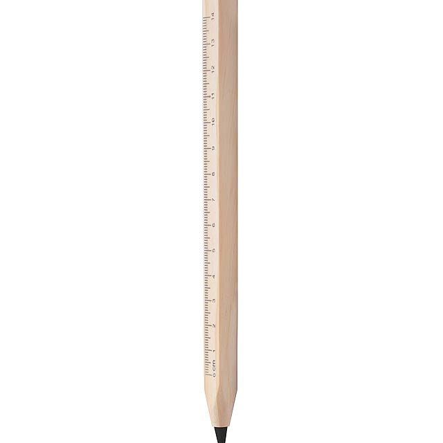 Burnham ballpoint pen with ruler - wood