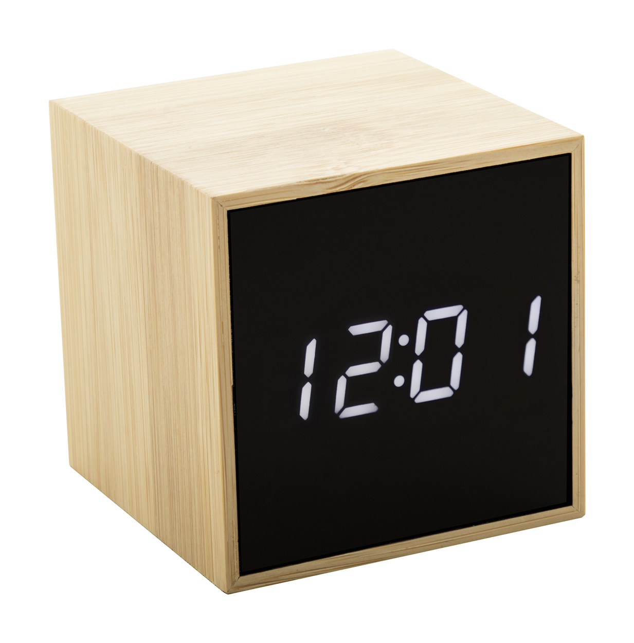 Boolarm bamboo alarm clock - beige