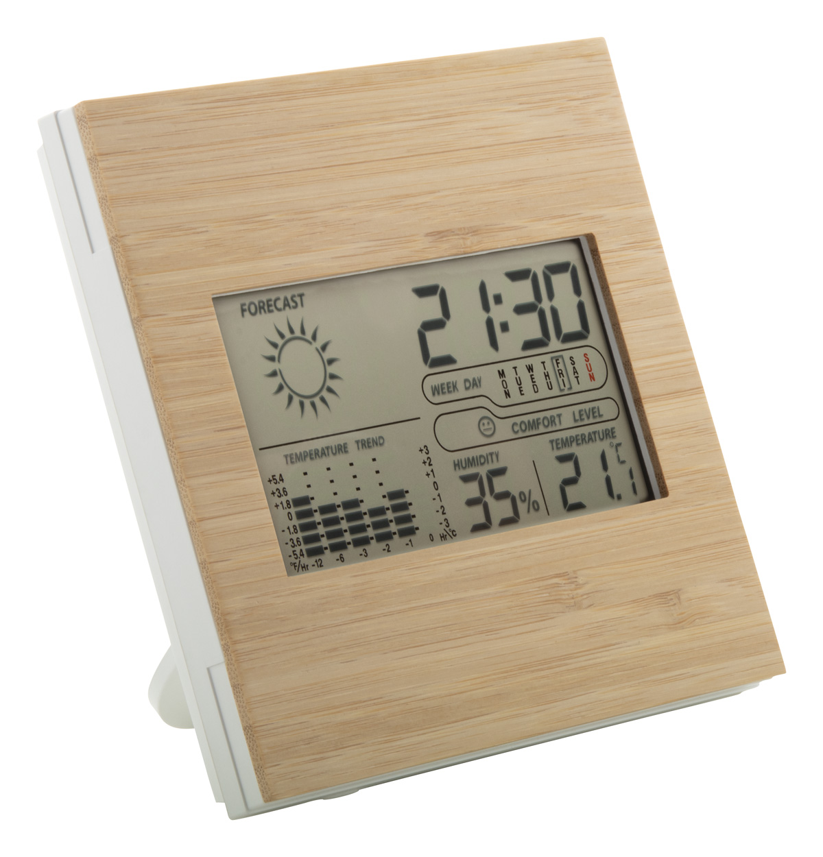 Boocast bamboo weather station - beige