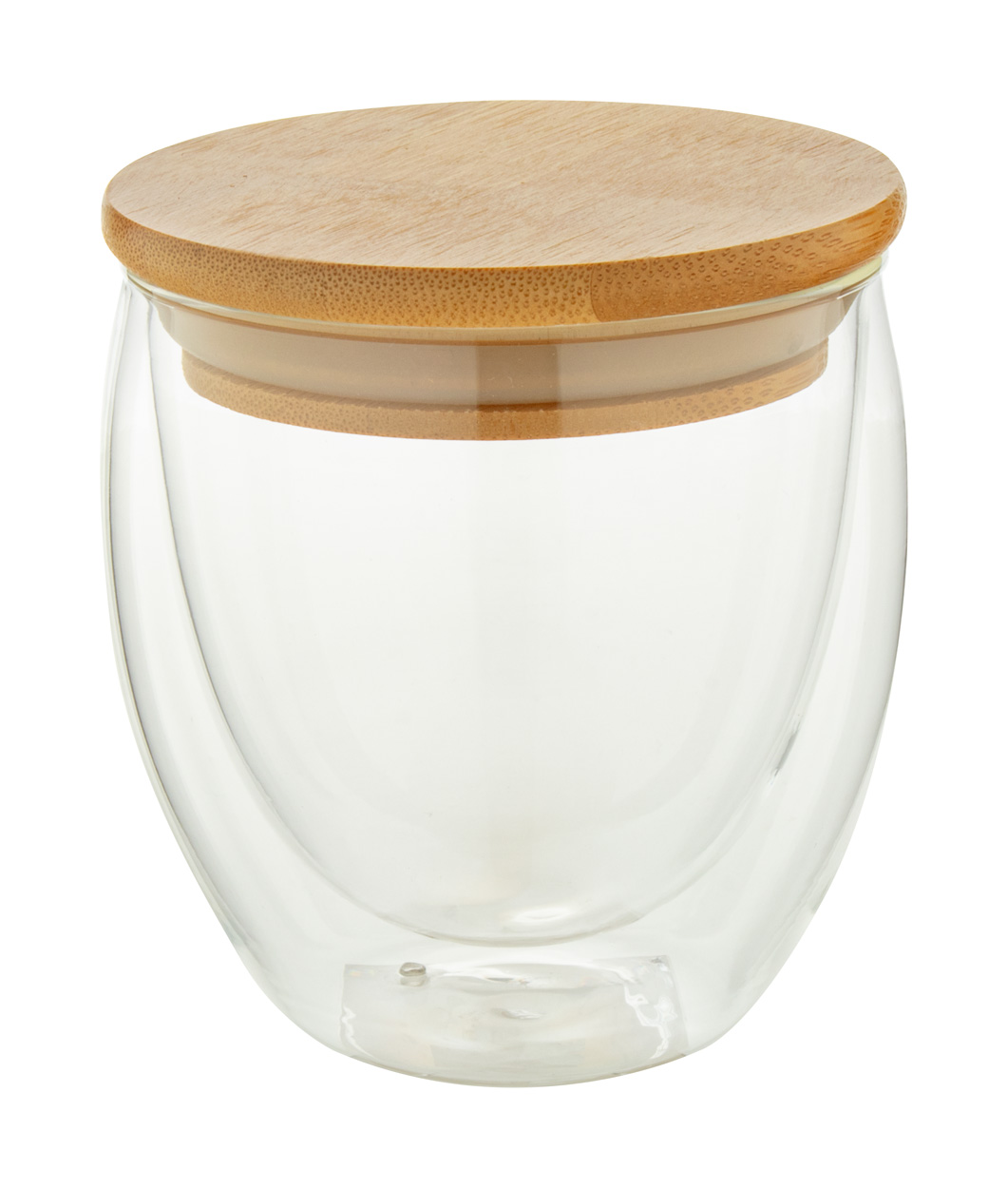 Bondina S glass thermos mug - transparent