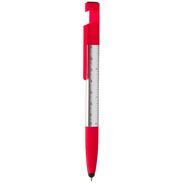Handy - Touchpen mit Kugelschreiber - Rot