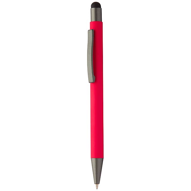 Hevea - Touchpen mit Kugelschreiber - Rot