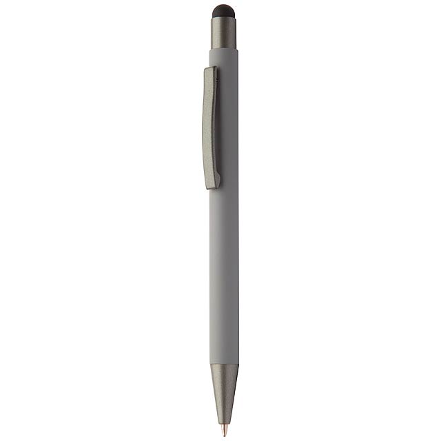 Hevea - Touchpen mit Kugelschreiber - Grau
