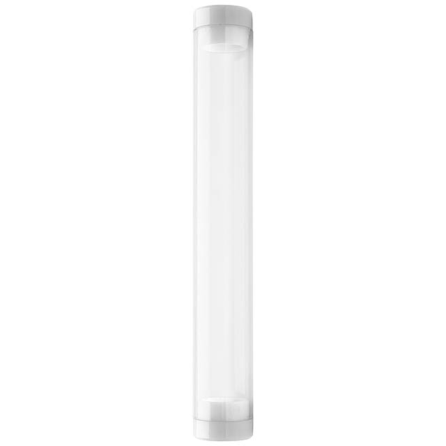 Crube - tube pen case - white
