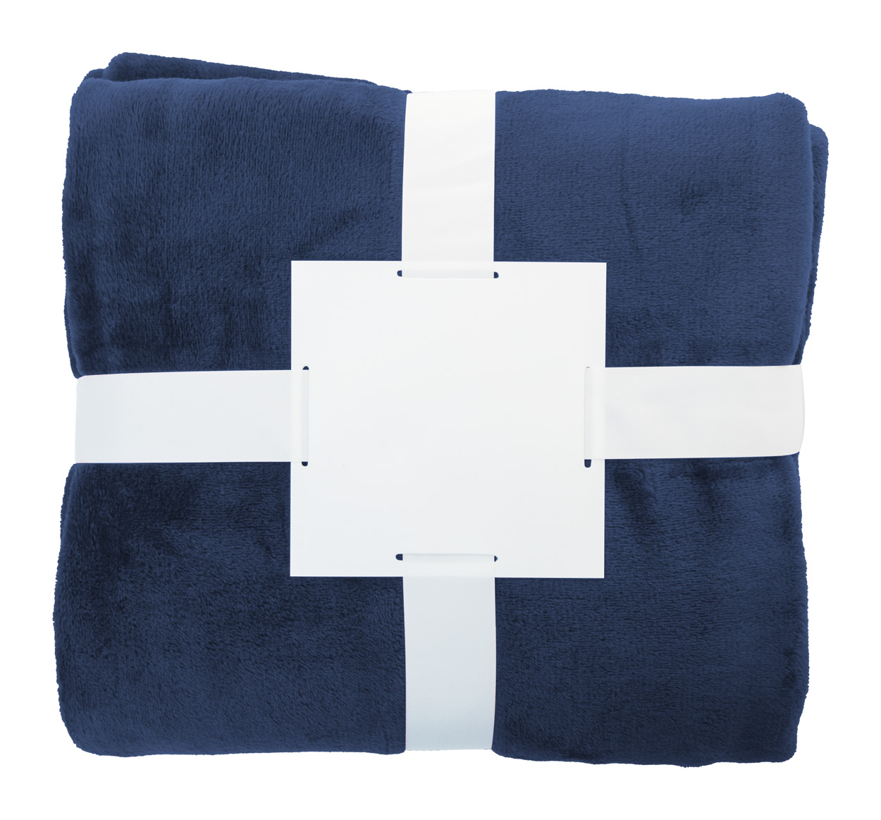 Vantaa RPET flannel blanket - blue
