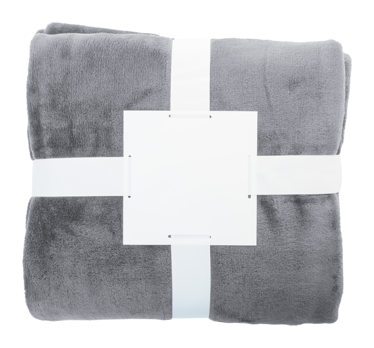 Vantaa RPET flannel blanket - grey
