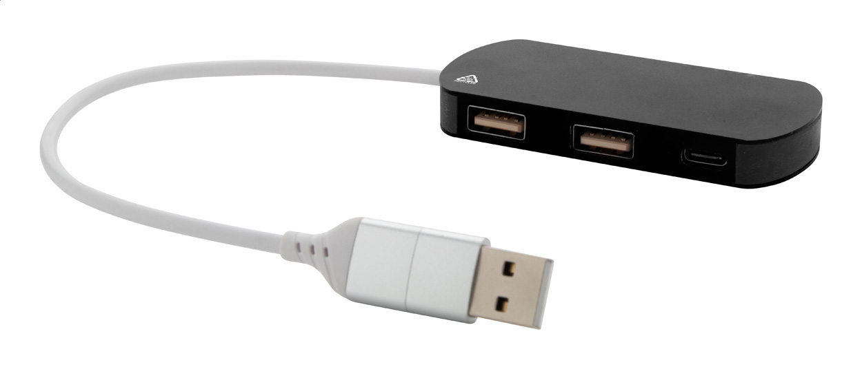 Raluhub USB hub - černá