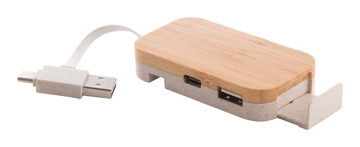 Holbaru USB hub - přírodní