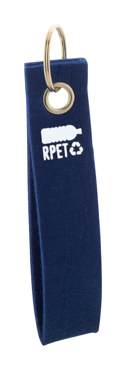 Refek RPET přívěšek na klíče - modrá