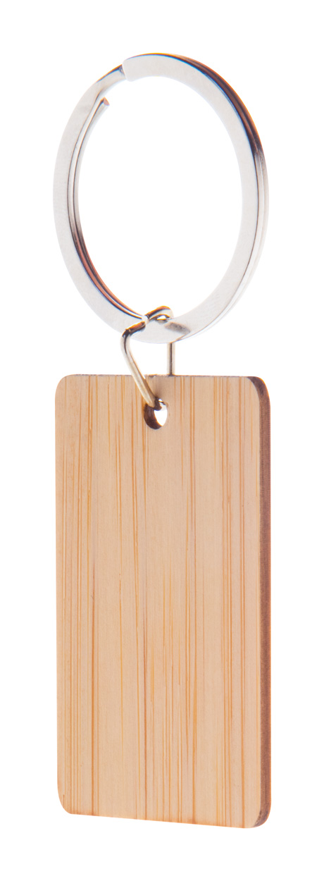 Bookey keychain, rectangle - Beige