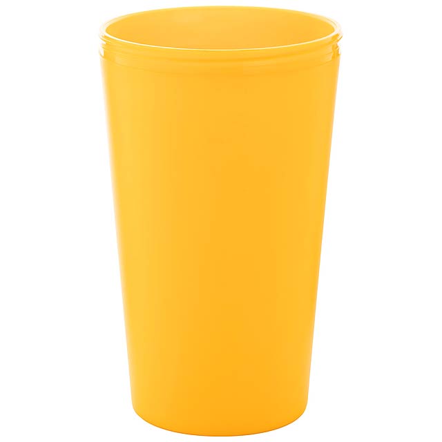 CreaCup - customisable thermo mug, cup - yellow