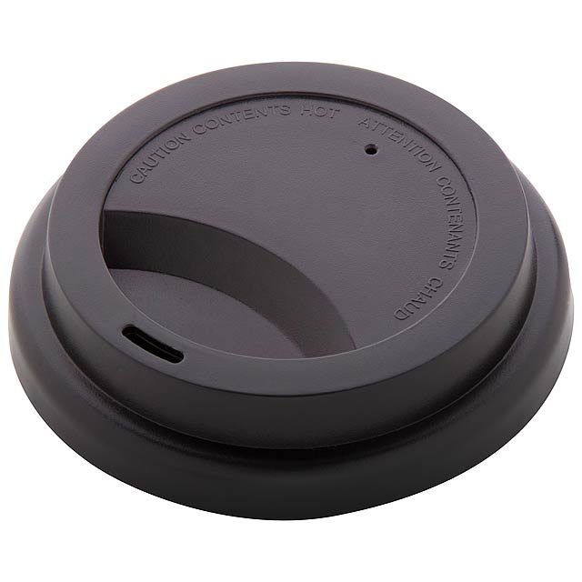 CreaCup - customisable thermo mug, lid - black