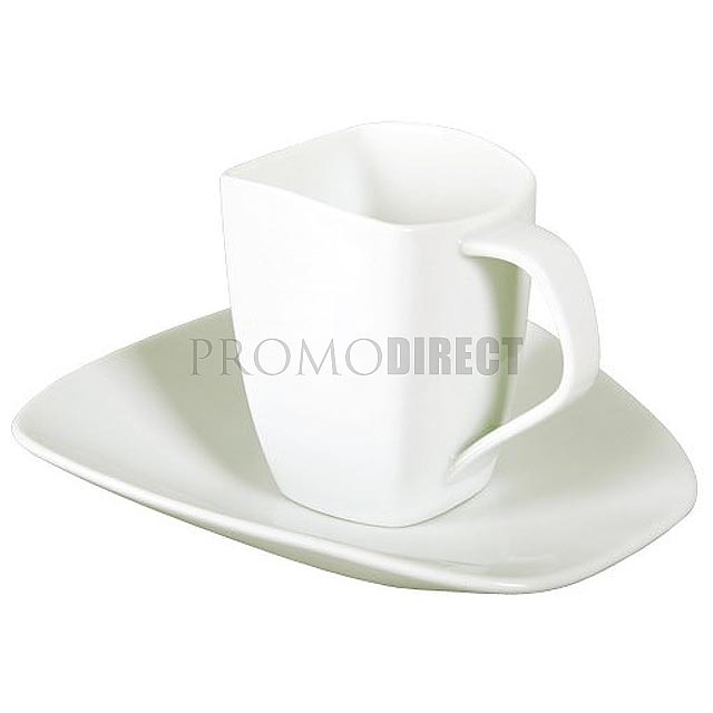 Swing - mug and saucer - white
