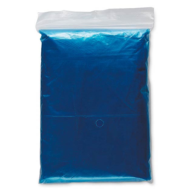 Emergency raincoat hermetic bag - blue