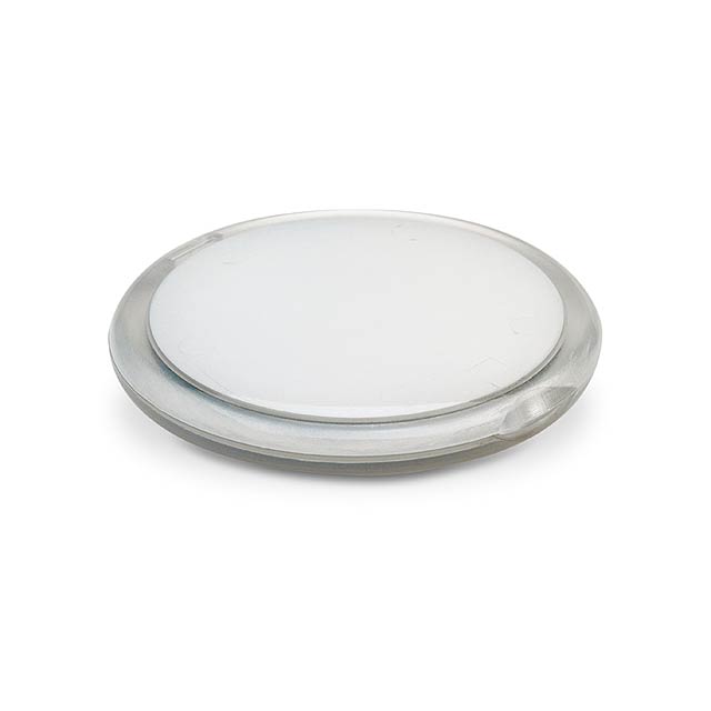 Rounded double compact mirror  - transparent