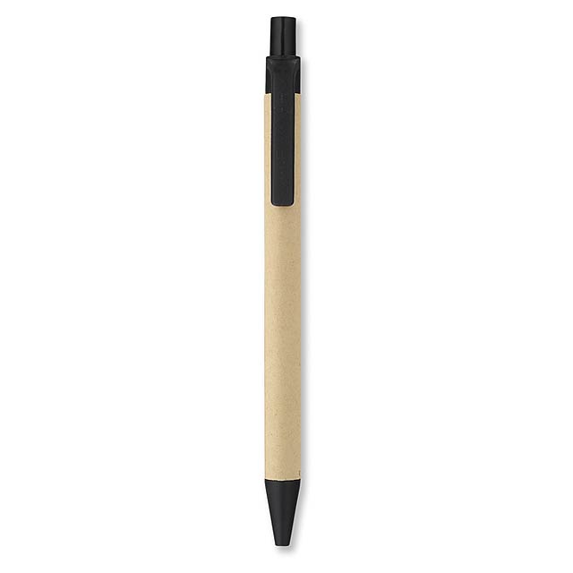 Biologisch abbaubarer Kunststoff-Kugelschreiber - schwarz