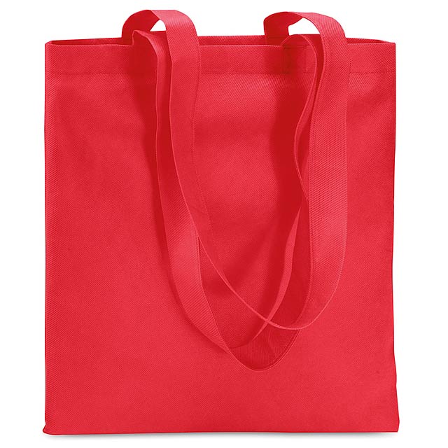 Netkaná nákupná taška - červená